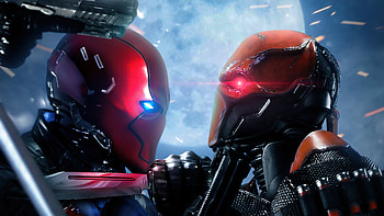 Red Hood X Deathstroke, red-hood, deathstroke, superheroes, artist, artwork, digital-art, artstation HD wallpaper