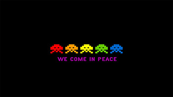 Space Invaders, Geek HD wallpaper