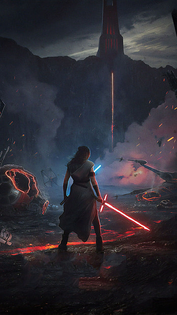 Rey (Star Wars), Rise of Skywalker, Must-watch movie, Star Wars HD phone wallpaper