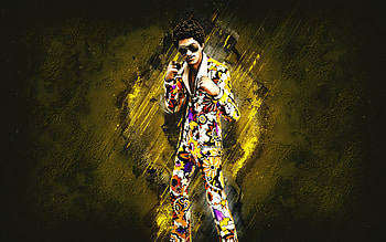 Fortnite Blastoff Bruno Mars Skin, Fortnite, main characters, yellow stone background, Blastoff Bruno Mars, Fortnite skins, Blastoff Bruno Mars Skin, Blastoff Bruno Mars Fortnite, Fortnite characters HD wallpaper