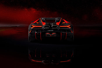 Lamborghini Revuelto Opera Unica Rear View, lamborghini-revuelto-opera-unica, lamborghini, lamborghini-revuelto, 2024-cars, cars HD wallpaper