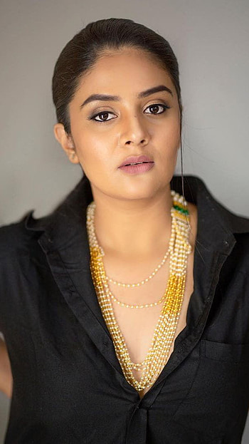 Sreemukhi, telugu actress, anchor HD phone wallpaper