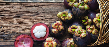 Mangosteen, Local tropical fruit, Indonesia, Southeast Asia HD wallpaper
