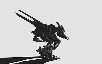 BlackDeathMachine, white, shadow, black, robot, machine, gundam, weapon HD wallpaper
