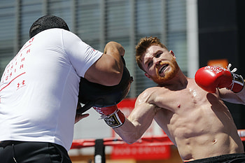 Saul Alvarez, Boxing superstar, Knockout power, Undisputed champion HD wallpaper