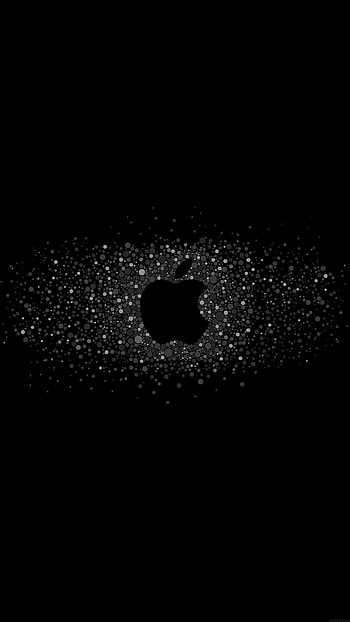 Logo Art Apple Rainbow Minimal Dark HD phone wallpaper