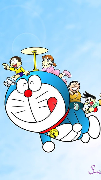 Cute Doraemon, Friends, doraemon, nobita HD phone wallpaper
