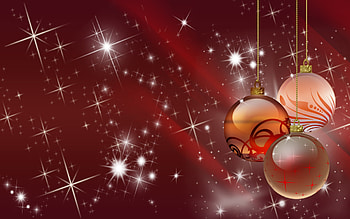 Christmas Balls 2010, balls, christmas, red, ornaments HD wallpaper