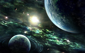 Landscape, Planets, Universe HD wallpaper