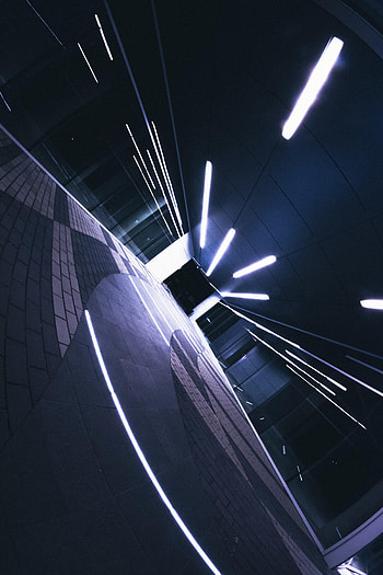 Shine, Light, Miscellanea, Miscellaneous, Neon, Perspective, Prospect, Tunnel HD phone wallpaper