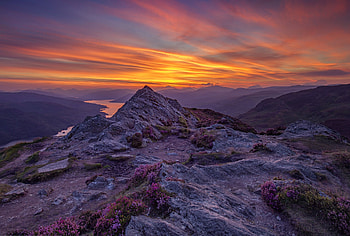 Scenic Scotland Mountainscape, Scotland, Nature, Landscapes, Mountains, Sunsets, Clouds, Sky HD wallpaper
