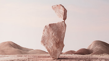 Rock Balance , rocks, artist, artwork, digital-art HD wallpaper