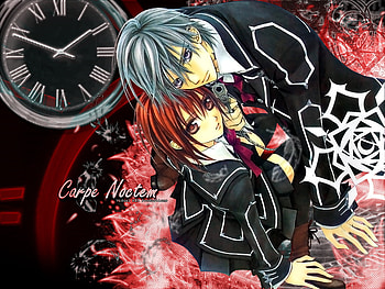 Yuuki and Zero, zero, knight, yuuki, vampire HD wallpaper