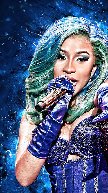 Cardi B, hollywood singer, model HD phone wallpaper