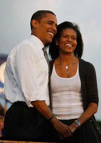 Michelle and Barack Obama, Wedding anniversary, Sweet posts, Celebrity love HD phone wallpaper