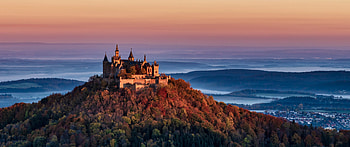 Hohenzollern castle, Bisingen scenery, , Nature's sanctuary HD wallpaper