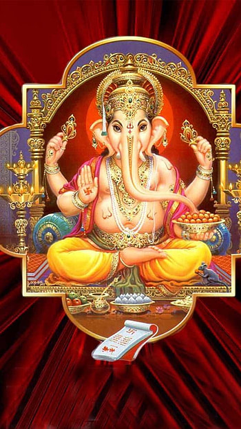 Shri Ganesh, Beautiful Background HD phone wallpaper