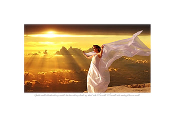 VIEW OF SUNSET WITH BEAUTIFUL LADY IN FORGROUND, lady, pretty, foreground, sunset HD wallpaper