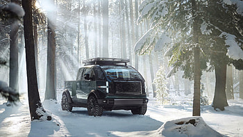 Electric Pickup, Canoo Auto HD wallpaper