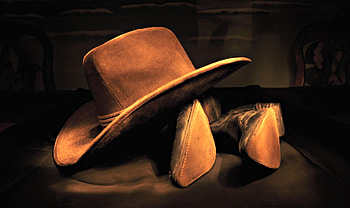 Cowboy Boots And Hat, Western, Abstract, Cowgirls, graphy, Brown, Boots, Hats HD wallpaper