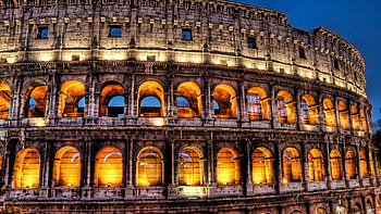 Night view, The Colosseum HD wallpaper