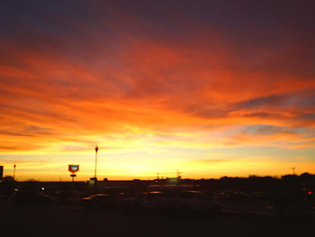 Sunset in Texas, texas, orange, sunset HD wallpaper