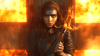 Furiosa's Fiery Stand, movie, Furiosa: A Mad Max Saga, Anya Taylor-Joy HD wallpaper