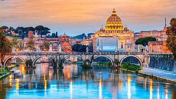 Ponte Sant'Angelo, Rome HD wallpaper