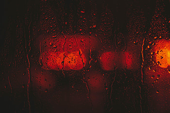 Drops, Macro, Dark, Wet, Glass HD wallpaper