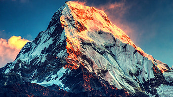 Mount Everest, nature, mountains HD wallpaper