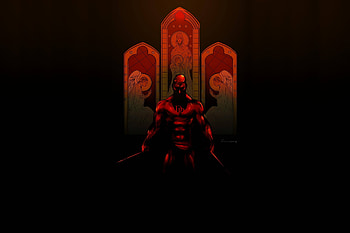 Daredevil, minimal, art, dark HD wallpaper