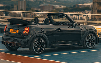 2021, Mini Cooper S, JCW Package, Shadow Edition, Rear View, Exterior, Black Mini Cooper S, Mini Cooper Tuning, British Cars, Mini HD wallpaper