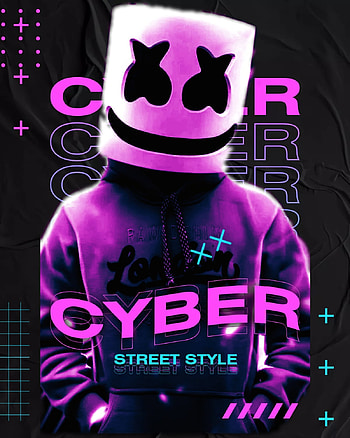 Marshmello, magenta, cyber, pink HD phone wallpaper