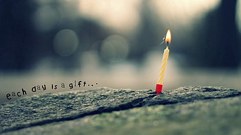 Macro, Inscription, Candle HD wallpaper
