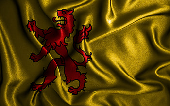 South Holland flag, , silk wavy flags, dutch provinces, Day of South Holland, fabric flags, Flag of South Holland, 3D art, South Holland, Europe, Provinces of Netherlands, South Holland 3D flag, Netherlands HD wallpaper