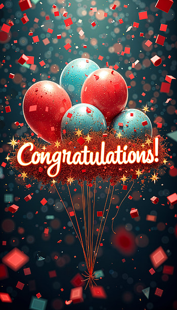 Celebrate with This Joyful Congratulations !, balloon, celebration, party HD phone wallpaper