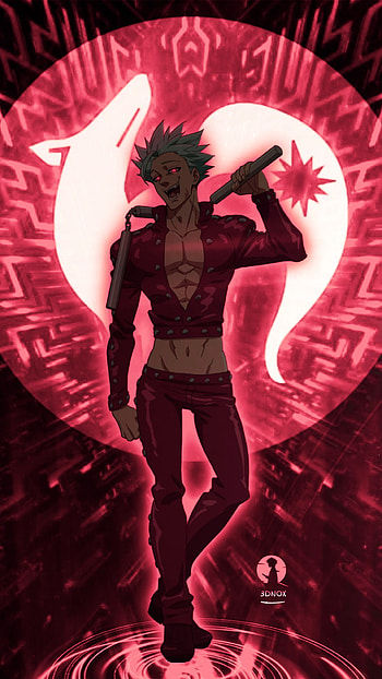 Ban, red, magenta, art HD phone wallpaper
