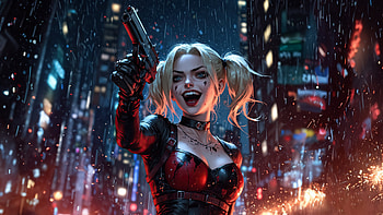 Anti Hero Harley Quinn, harley-quinn, supervillain, superheroes, artwork, artist, digital-art, ai, deviantart HD wallpaper