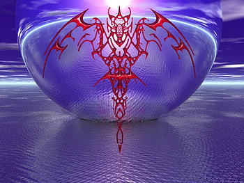 Mark of the Crimson Dragon, digital art, kalwiremi HD wallpaper
