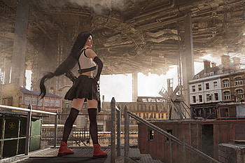 Tifa Lockhart Final Fantasy Vii Cosplay , tifa-lockhart, final-fantasy, games, cosplay, deviantart HD wallpaper