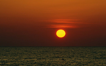 Beautiful Sunset in Japan, beautiful, ocean, japan, sunset HD wallpaper