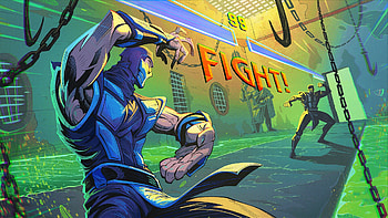 Epic Fortnite x Mortal Kombat : Sub-Zero Battle Arena, video game, Fortnite, Mortal Kombat, Sub-Zero (Mortal Kombat) HD wallpaper