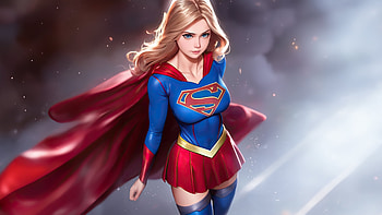 Supergirl Elusive, supergirl, superheroes, artwork, digital-art HD wallpaper