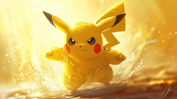 Dynamic Pikachu - Pokémon Background, Pokemon, Pikachu, Anime, illustration HD wallpaper