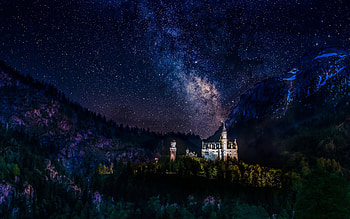 Neuschwanstein Castle, neuschwanstein-castle, world, nature, dream HD wallpaper