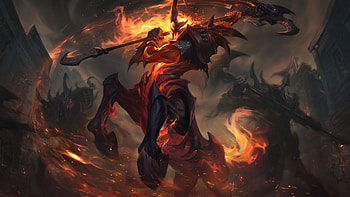 Hecarim High Noon Skin LoL Splash Art, Video Game, League Of Legends, Hecarim (League Of Legends) HD wallpaper