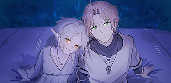 Rudeus & Sylphiette, Rudeus Greyrat, Sylphiette (Mushoku Tensei: Jobless Reincarnation), Anime, Mushoku Tensei: Jobless Reincarnation HD wallpaper
