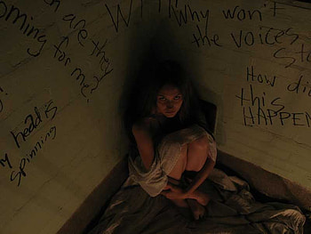 Knelt in the Corner, walls, fear, other, girl, dark HD wallpaper
