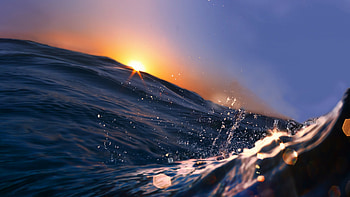 Nature, Sunrise, Ocean, Water HD wallpaper