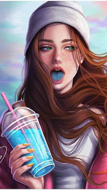 Girly, Foodie Girl, gilry HD phone wallpaper